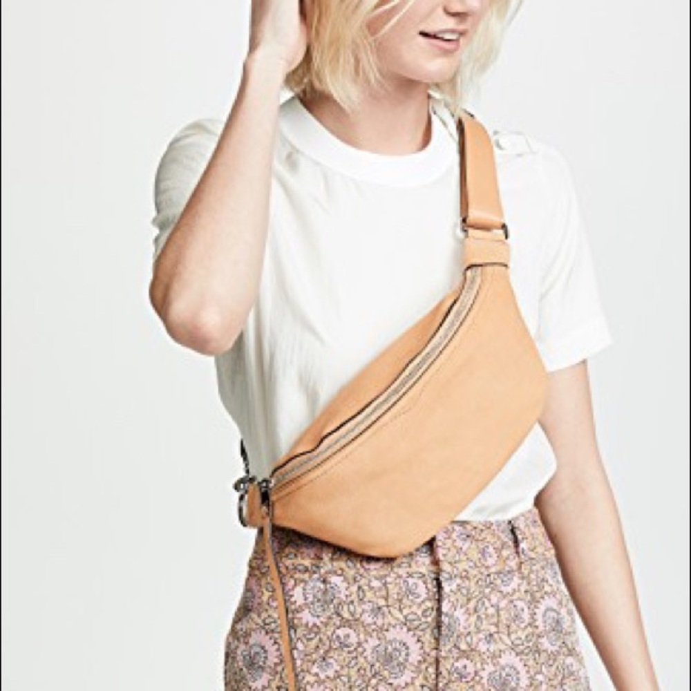 Rebecca Minkoff Bree belt bag suede Fanny pack